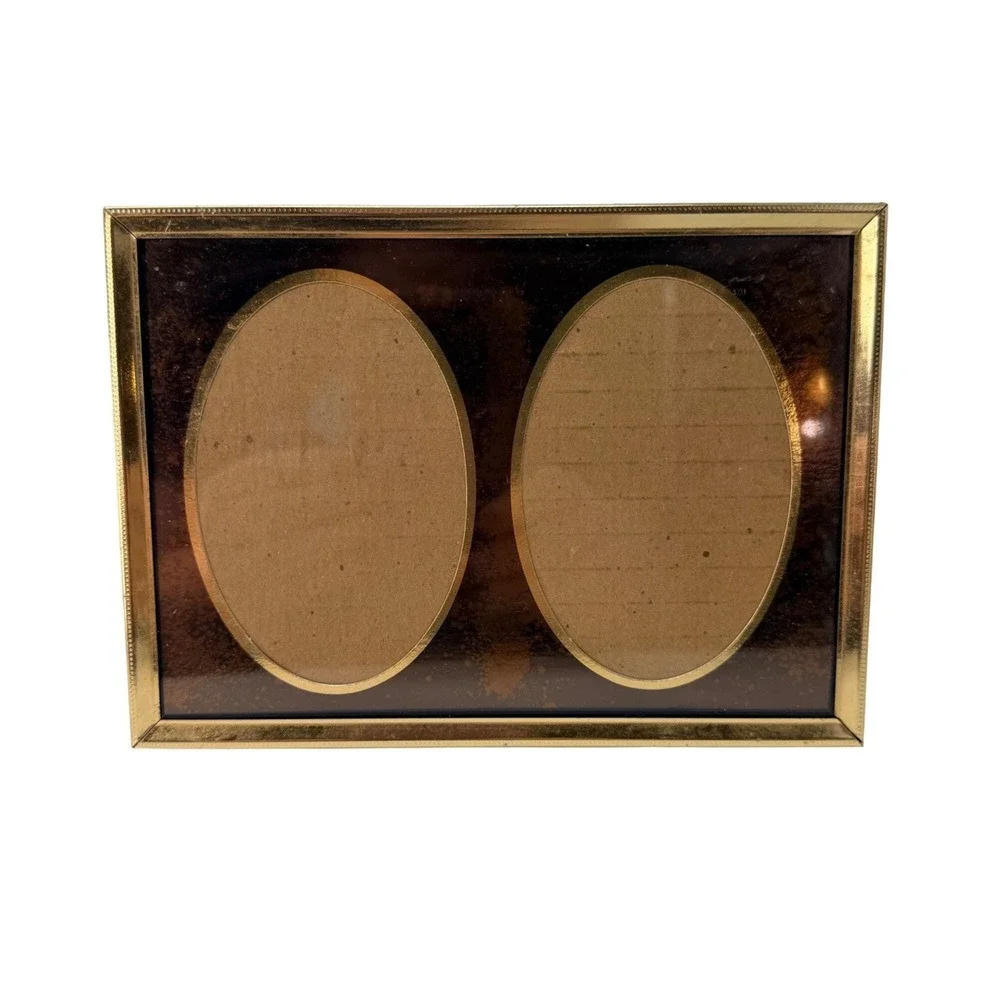 Set‎ of 5 Vintage Brass Photo Frames Gallery Wall Collection 1980s 1990s